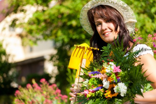 Low-carbon van used for sustainable garden waste collection
