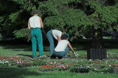 East Barnet gardeners completing staff training and safety checks